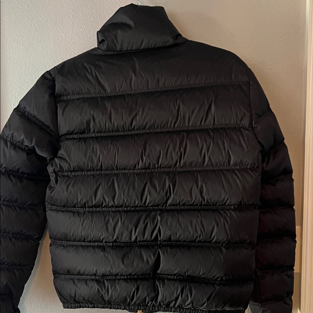 Moncler Fer Logo Giubbotto Navy Puffer Jacket size 3 or M - Picture 6 of 11